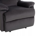 ΠΟΛΥΘΡΟΝΑ RELAX BRAYLEN HM3298.01 ΓΚΡΙ ΒΕΛΟΥΔΟ 85x90x95Υεκ.