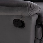 ΠΟΛΥΘΡΟΝΑ RELAX BRAYLEN HM3298.01 ΓΚΡΙ ΒΕΛΟΥΔΟ 85x90x95Υεκ.