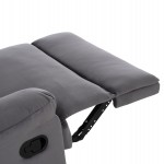 ΠΟΛΥΘΡΟΝΑ RELAX BRAYLEN HM3298.01 ΓΚΡΙ ΒΕΛΟΥΔΟ 85x90x95Υεκ.