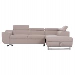 ΓΩΝΙΑΚΟΣ ΚΑΝΑΠΕΣ-ΚΡΕΒΑΤΙ ΜΕ ΑΠΟΘ.ΧΩΡΟ ENCORE HM3301.03R ΜΠΕΖ ΥΦΑΣΜΑ 285x205x90Υεκ.