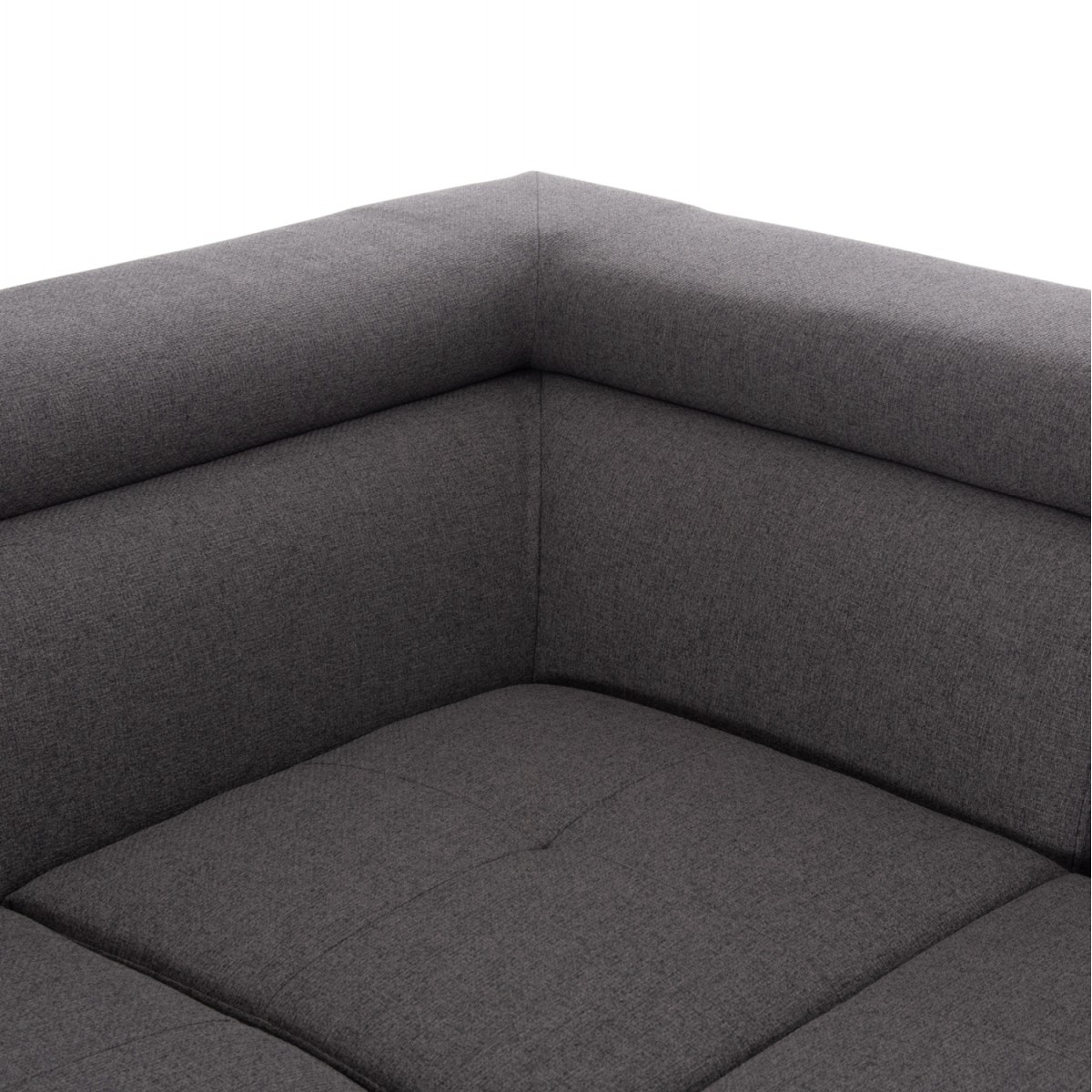 ΓΩΝΙΑΚΟΣ ΚΑΝΑΠΕΣ-ΚΡΕΒΑΤΙ ΜΕ ΑΠΟΘ.ΧΩΡΟ ENCORE HM3301.01L ΓΚΡΙ ΥΦΑΣΜΑ 285x205x90Υεκ.