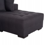 ΓΩΝΙΑΚΟΣ ΚΑΝΑΠΕΣ-ΚΡΕΒΑΤΙ ΜΕ ΑΠΟΘ.ΧΩΡΟ TRENDSTON HM3302.01R ΓΚΡΙ ΥΦΑΣΜΑ 298x177x95Υεκ