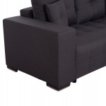 ΓΩΝΙΑΚΟΣ ΚΑΝΑΠΕΣ-ΚΡΕΒΑΤΙ ΜΕ ΑΠΟΘ.ΧΩΡΟ TRENDSTON HM3302.01R ΓΚΡΙ ΥΦΑΣΜΑ 298x177x95Υεκ