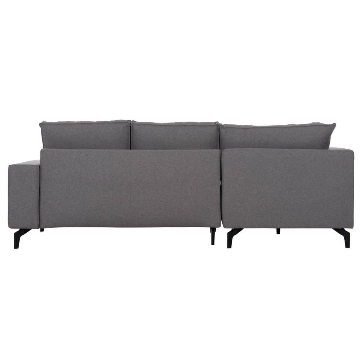 ΓΩΝΙΑΚΟΣ ΚΑΝΑΠΕΣ-ΚΡΕΒΑΤΙ ΜΕ ΑΠΟΘ.ΧΩΡΟ SAFFIRA HM3303.01L ΓΚΡΙ ΥΦΑΣΜΑ 270x195x100Υεκ.