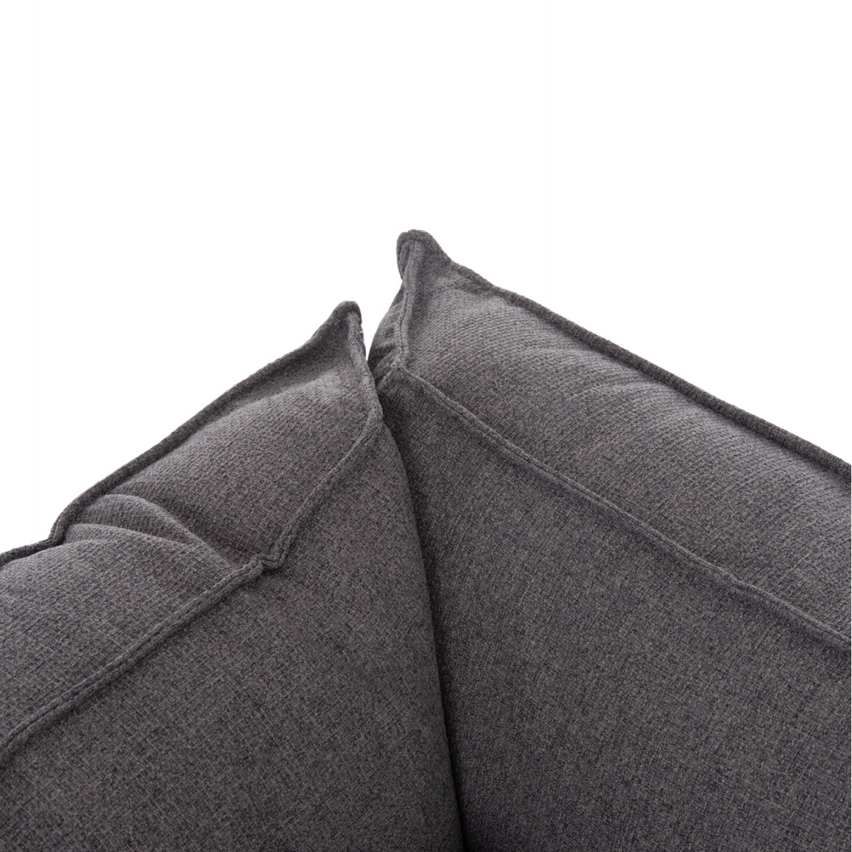 ΓΩΝΙΑΚΟΣ ΚΑΝΑΠΕΣ-ΚΡΕΒΑΤΙ ΜΕ ΑΠΟΘ.ΧΩΡΟ SAFFIRA HM3303.01L ΓΚΡΙ ΥΦΑΣΜΑ 270x195x100Υεκ.