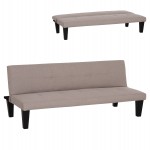 ΚΑΝΑΠΕΣ ΚΡΕΒΑΤΙ 3-ΘΕΣΙΟΣ KORO HM3304.04 ΜΠΕΖ PU ΔΕΡΜΑ 165x75x64Υεκ