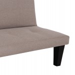 ΚΑΝΑΠΕΣ ΚΡΕΒΑΤΙ 3-ΘΕΣΙΟΣ KORO HM3304.04 ΜΠΕΖ PU ΔΕΡΜΑ 165x75x64Υεκ