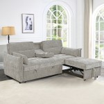 ΚΑΝΑΠΕΣ ΚΡΕΒΑΤΙ (ΓΩΝΙΑ) ΠΟΛΥΜΟΡΦΙΚΟΣ 3-ΘΕΣΙΟΣ VELAR HM3305.03 ΜΠΕΖ ΥΦΑΣΜΑ 207x90x80Υεκ.