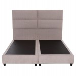 ΚΡΕΒΑΤΙ MILO HM616.32 ΜΠΕΖ ΥΦΑΣΜΑ ΓΙΑ ΣΤΡΩΜΑ 160x200εκ