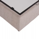 ΚΡΕΒΑΤΙ ΜΕ ΑΠΟΘ.ΧΩΡΟ DOLORES HM631.32 ΜΠΕΖ ΥΦΑΣΜΑ- ΓΙΑ ΣΤΡΩΜΑ 160x200εκ