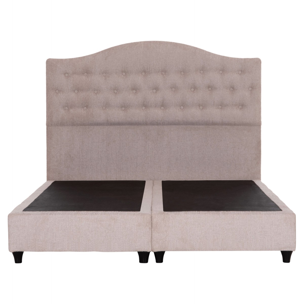 ΚΡΕΒΑΤΙ ΔΙΠΛΟ MALENA HM638.32 ΜΠΕΖ ΥΦΑΣΜΑ- ΓΙΑ ΣΤΡΩΜΑ 150x200εκ.