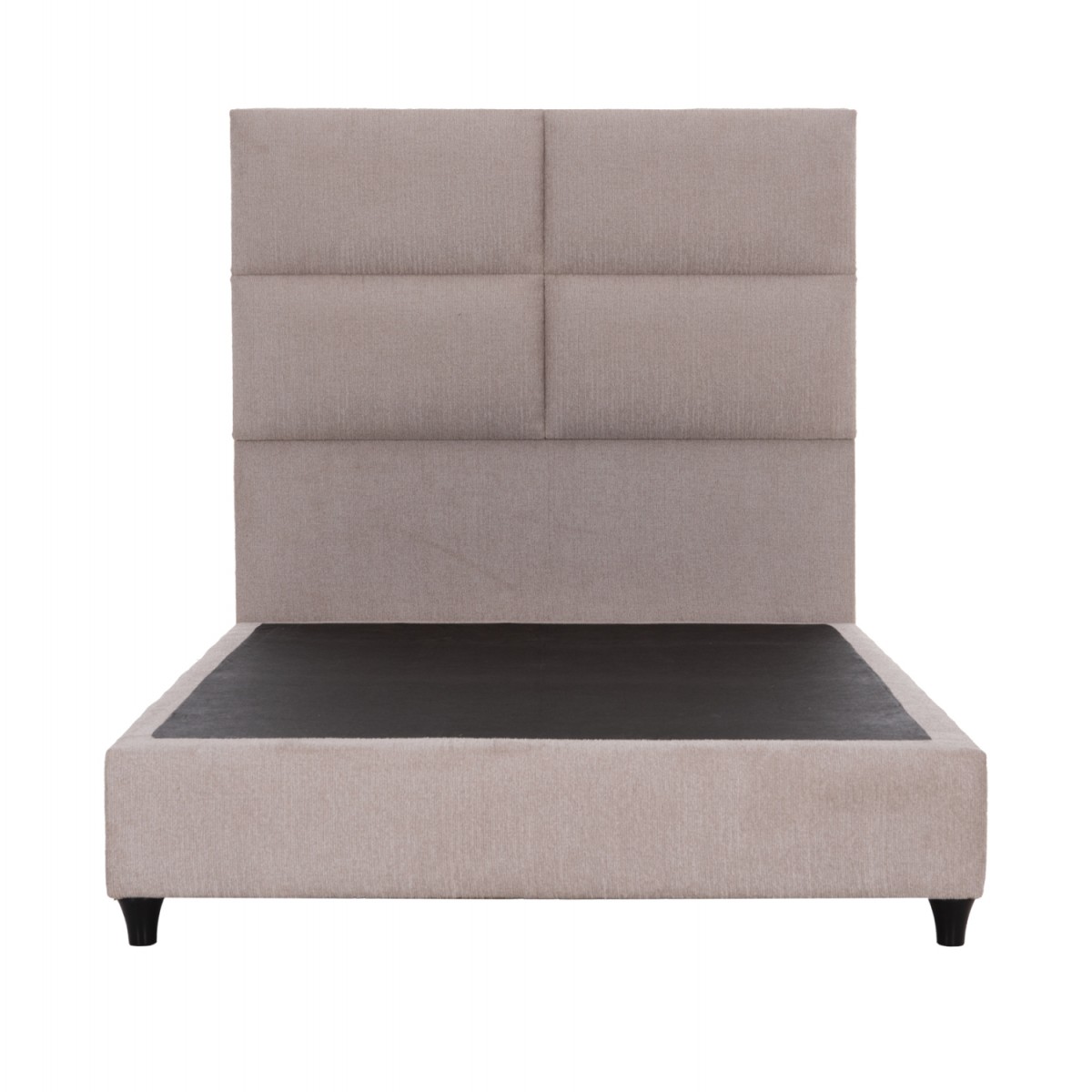 ΚΡΕΒΑΤΙ HMIΔΙΠΛΟ MILO ΑΠΟ ΜΠΕΖ ΥΦΑΣΜΑ HM646.32 ΓΙΑ ΣΤΡΩΜΑ 120x200 εκ.