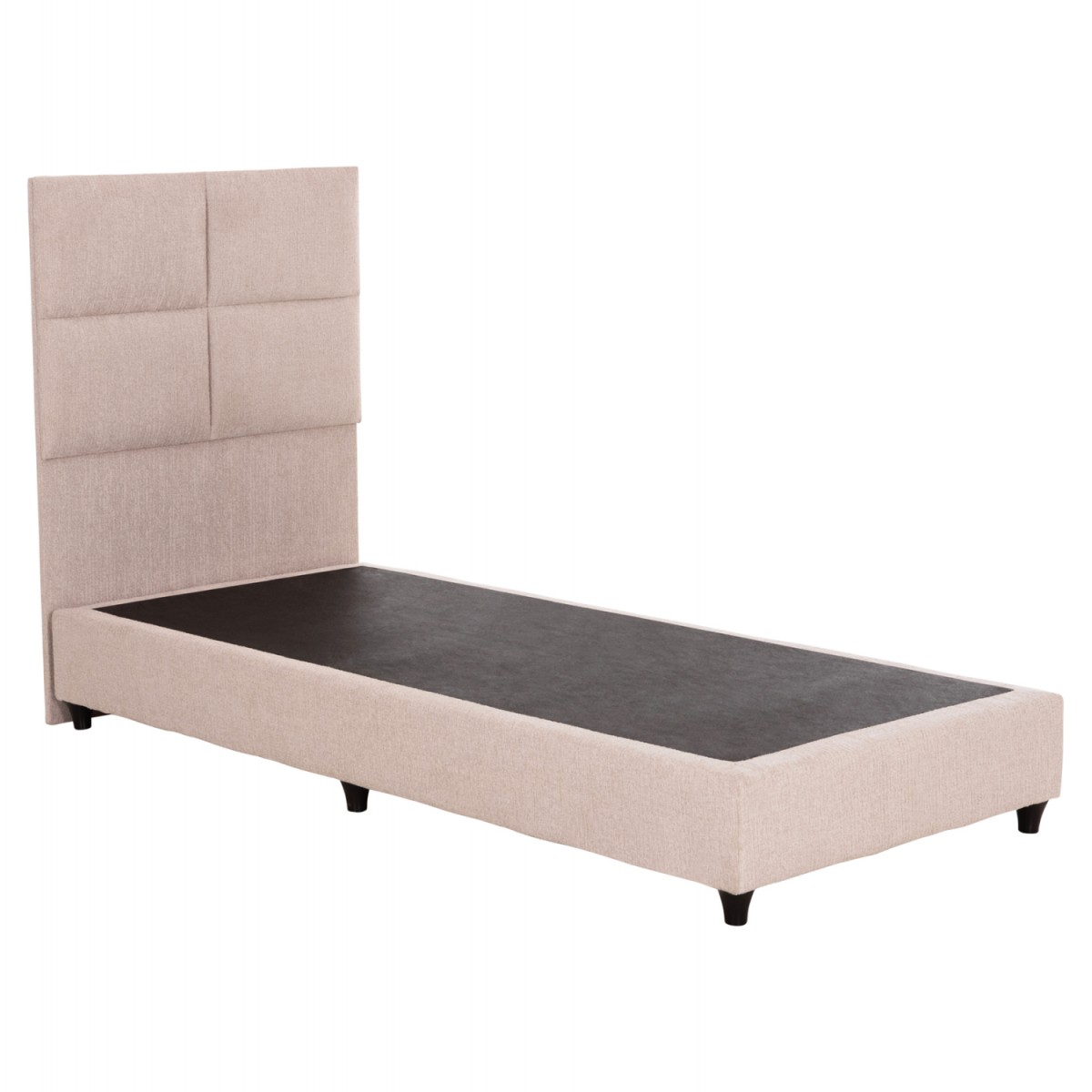 ΚΡΕΒΑΤΙ ΜΟΝΟ MILO HM652.32 ΜΠΕΖ TEDDY ΥΦΑΣΜΑ ΓΙΑ ΣΤΡΩΜΑ 90x200εκ