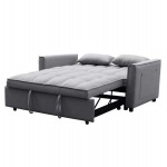 ΚΑΝΑΠΕΣ ΚΡΕΒΑΤΙ 2-ΘΕΣΙΟΣ BORG HM3289.11 ΓΚΡΙ ΥΦΑΣΜΑ 142x94x78Υεκ