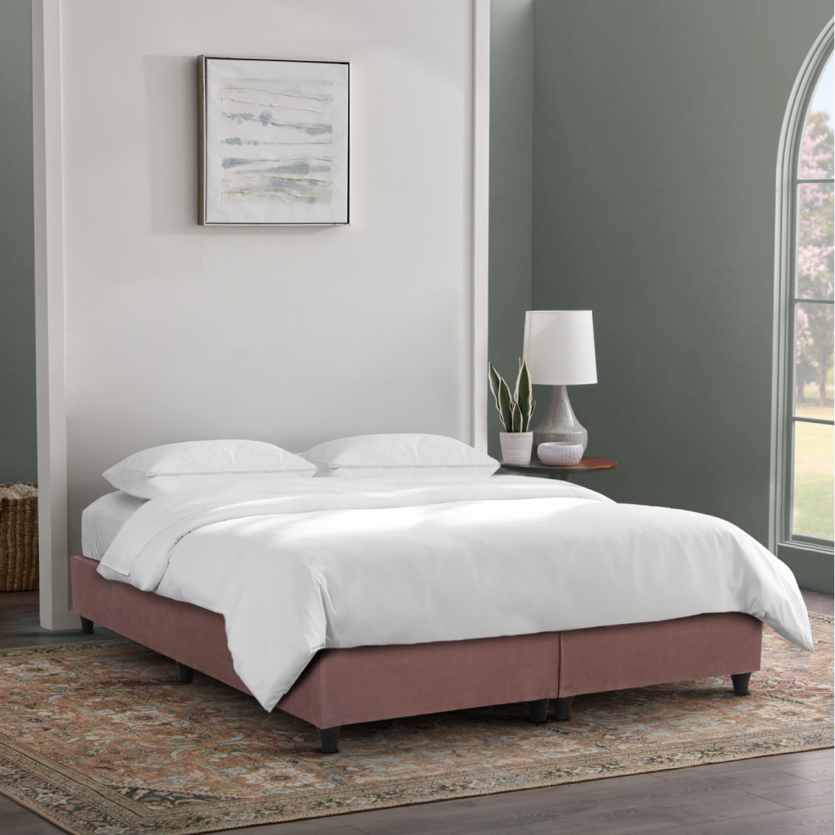 ΥΠΟΣΤΡΩΜΑ SIGGY HM635.141 ΧΩΡΙΣ ΑΠΟΘ.ΧΩΡΟ-ΣΑΠΙΟ ΜΗΛΟ ΒΕΛΟΥΔΟ-ΣΤΡΩΜΑ 140Χ190εκ