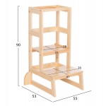 ΠΥΡΓΟΣ ΕΚΜΑΘΗΣΗΣ τ.MONTESSORI PEPE HM9291.01 ΞΥΛΟ ΠΕΥΚΟΥ ΦΥΣΙΚΟ 55x53x90Υεκ