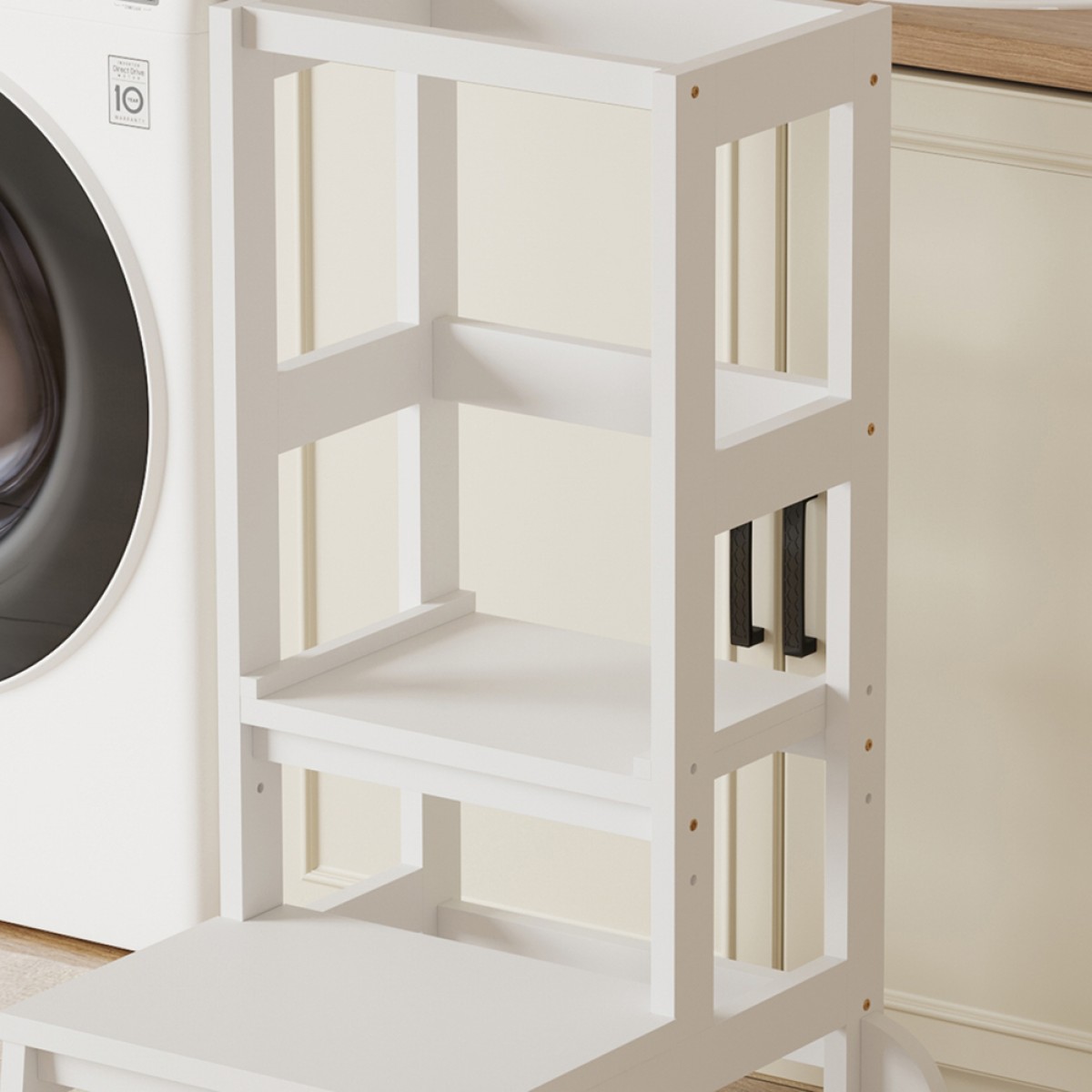 ΠΥΡΓΟΣ ΕΚΜΑΘΗΣΗΣ τ.MONTESSORI PEPE HM9291.03 ΞΥΛΟ ΠΕΥΚΟΥ ΛΕΥΚΟ 55x53x90Υεκ