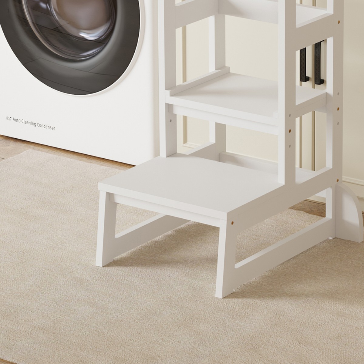 ΠΥΡΓΟΣ ΕΚΜΑΘΗΣΗΣ τ.MONTESSORI PEPE HM9291.03 ΞΥΛΟ ΠΕΥΚΟΥ ΛΕΥΚΟ 55x53x90Υεκ