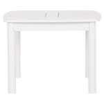 ΤΡΑΠΕΖΑΚΙ ΠΑΙΔΙΚΟ ΜΕ ΑΠΟΘ.ΧΩΡΟΥΣ RICKI HM18339.03 MDF & ΣΥΜΗΔΑ ΣΕ ΛΕΥΚΟ 65x65x47Υεκ