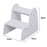 ΠΑΙΔΙΚΗ ΣΚΑΛΑ/ΣΚΑΜΠΟ RICKI HM18340.03 MDF & ΚΟΝΤΡΑΠΛΑΚΕ ΛΕΥΚΟ 33x43.5x40.5Υεκ