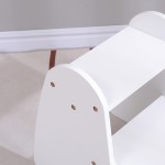 ΠΑΙΔΙΚΗ ΣΚΑΛΑ/ΣΚΑΜΠΟ RICKI HM18340.03 MDF & ΚΟΝΤΡΑΠΛΑΚΕ ΛΕΥΚΟ 33x43.5x40.5Υεκ