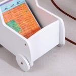 ΠΑΙΔΙΚΟ ΤΡΟΛΕΥ/ΚΑΡΟΤΣΑΚΙ RICKI HM18341.03 MDF & ΚΟΝΤΡΑΠΛΑΚΕ ΛΕΥΚΟ 33x45x50Υεκ