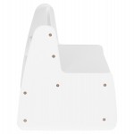 ΠΑΓΚΑΚΙ ΠΑΙΔΙΚΟ ΜΕ ΑΠΟΘ.ΧΩΡΟ RICKI HM18342.03 MDF & ΚΟΝΤΡΑΠΛΑΚΕ ΛΕΥΚΟ 63x43x47Υεκ