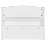 ΠΑΓΚΑΚΙ ΠΑΙΔΙΚΟ ΜΕ ΑΠΟΘ.ΧΩΡΟ RICKI HM18342.03 MDF & ΚΟΝΤΡΑΠΛΑΚΕ ΛΕΥΚΟ 63x43x47Υεκ