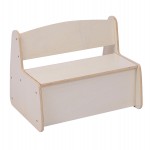 ΠΑΓΚΑΚΙ ΠΑΙΔΙΚΟ ΜΕ ΑΠΟΘ.ΧΩΡΟ RICKI HM18342.01 MDF & ΚΟΝΤΡΑΠΛΑΚΕ ΦΥΣΙΚΟ 63x43x47Υεκ