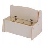 ΠΑΓΚΑΚΙ ΠΑΙΔΙΚΟ ΜΕ ΑΠΟΘ.ΧΩΡΟ RICKI HM18342.01 MDF & ΚΟΝΤΡΑΠΛΑΚΕ ΦΥΣΙΚΟ 63x43x47Υεκ