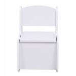 ΠΑΙΔΙΚΟ ΚΑΡΕΚΛΑΚΙ ΜΕ ΑΠΟΘ.ΧΩΡΟ RICKI HM18343.03 ΚΟΝΤΡΑΠΛΑΚΕ/MDF ΛΕΥΚΟ 33x43x47Υεκ