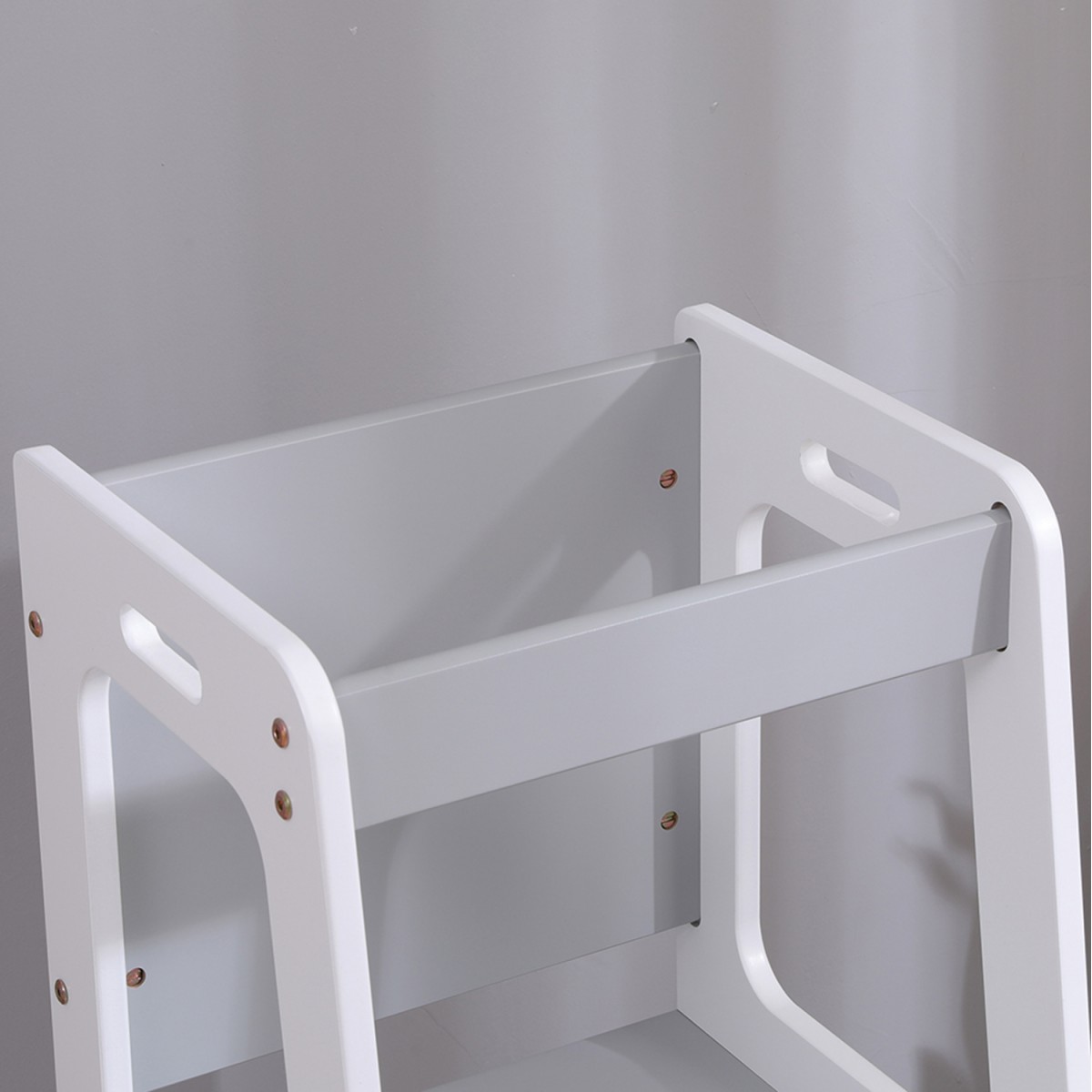 ΠΥΡΓΟΣ ΕΚΜΑΘΗΣΗΣ ΜΕ ΠΙΝΑΚΑ RICKI HM18345.03 ΞΥΛΟ ΠΕΥΚΟΥ ΛΕΥΚΟ/ΓΚΡΙ 37x40x84Υεκ