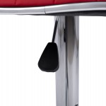 ΣΚΑΜΠΩ ΜΠΑΡ-ΚΟΥΖΙΝΑΣ NEXUS ΜΕ ΑΜΟΡΤΙΣΕΡ ΚΑΙ ΚΟΚΚΙΝΟ PU HM209.04 40x47.5x115εκ