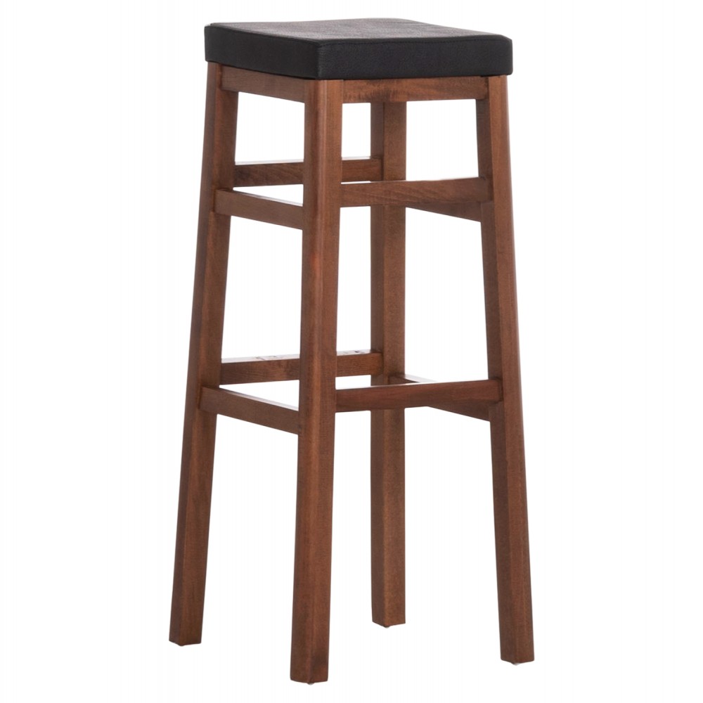 ΣΚΑΜΠO ΚΑΦΕΝΕΙΟΥ ΚΑΦΕ ΜΕ PU ΜΑΥΡΟ ΤΕΤΡΑΓΩΝΟ HM8069 30x34x82Υ εκ.