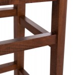 ΣΚΑΜΠO ΚΑΦΕΝΕΙΟΥ ΚΑΦΕ ΜΕ PU ΜΑΥΡΟ ΤΕΤΡΑΓΩΝΟ HM8069 30x34x82Υ εκ.