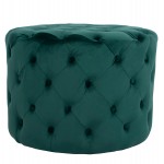 ΣΚΑΜΠΟ KASSIE ΚΥΠΑΡΙΣΣΙ ΒΕΛΟΥΔΟ ΤΥΠΟΥ CHESTERFIELD HM8406.03 Φ60x43Υ εκ.