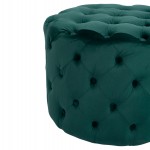 ΣΚΑΜΠΟ KASSIE ΚΥΠΑΡΙΣΣΙ ΒΕΛΟΥΔΟ ΤΥΠΟΥ CHESTERFIELD HM8406.03 Φ60x43Υ εκ.