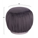 ΣΚΑΜΠΟ DEREK HM8407.01 ΓΚΡΙ ΒΕΛΟΥΔΟ ΜΕ ΑΣΗΜΙ ΒΑΣΗ