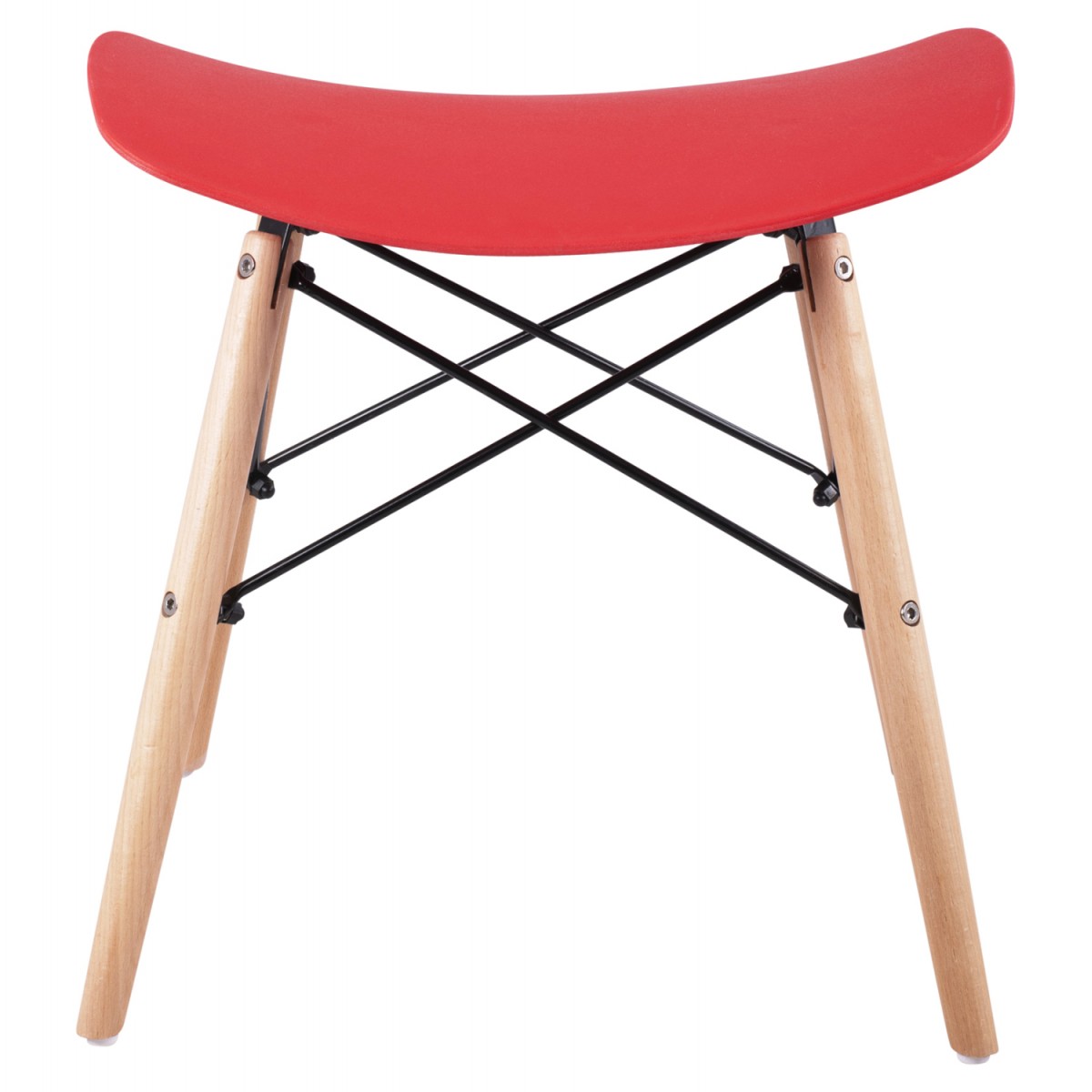 ΣΚΑΜΠΟ ΤΟΝΙΑ HM0109.04 ΠΟΔΙΑ ΞΥΛΟ ΟΞΙΑΣ-KOKKINO ΠΟΛΥΠΡΟΠΥΛΕΝΙΟ 46,5x35x47Yεκ.