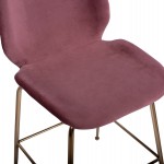 ΣΚΑΜΠΟ ΜΕΣΑΙΟΥ ΥΨΟΥΣ NORA HM8524.02 ΒΕΛΟΥΔΟ ΣΑΠΙΟ ΜΗΛΟ & ΧΡΥΣΟ ΜΕΤΑΛΛΙΚΟ ΣΚΕΛΕΤΟ 48x61x103 εκ.