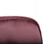 ΣΚΑΜΠΟ ΜΕΣΑΙΟΥ ΥΨΟΥΣ NORA HM8524.02 ΒΕΛΟΥΔΟ ΣΑΠΙΟ ΜΗΛΟ & ΧΡΥΣΟ ΜΕΤΑΛΛΙΚΟ ΣΚΕΛΕΤΟ 48x61x103 εκ.