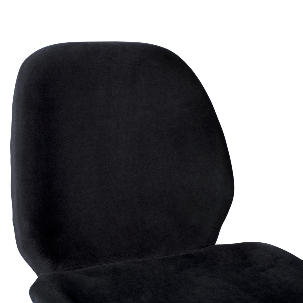 ΣΚΑΜΠΟ ΜΕΣΑΙΟΥ ΥΨΟΥΣ NORA HM8524.04 ΒΕΛΟΥΔΟ ΜΑΥΡΟ & ΧΡΥΣΟ ΜΕΤΑΛΛΙΚΟ ΣΚΕΛΕΤΟ 48x61x103Υ εκ.