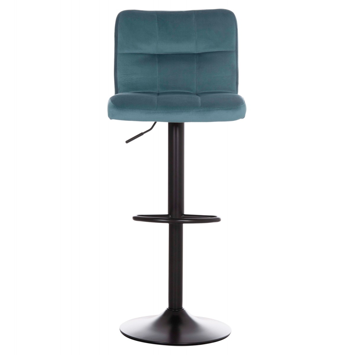 ΣΚΑΜΠΩ ΜΠΑΡ DIANA HM202.18 ΒΕΛΟΥΔΟ ΤΙΡΚΟΥΑΖ & ΜΑΥΡΟ ΜΑΤ ΣΚΕΛΕΤΟ 44x52x109Υεκ