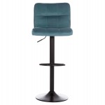 ΣΚΑΜΠΩ ΜΠΑΡ DIANA HM202.18 ΒΕΛΟΥΔΟ ΤΙΡΚΟΥΑΖ & ΜΑΥΡΟ ΜΑΤ ΣΚΕΛΕΤΟ 44x52x109Υεκ