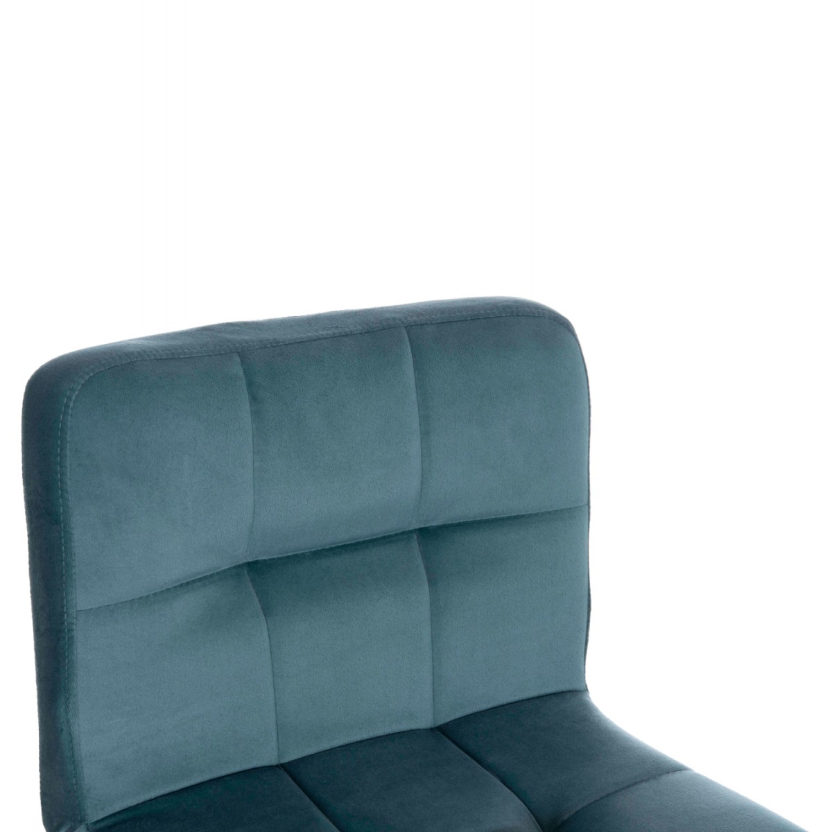 ΣΚΑΜΠΩ ΜΠΑΡ DIANA HM202.18 ΒΕΛΟΥΔΟ ΤΙΡΚΟΥΑΖ & ΜΑΥΡΟ ΜΑΤ ΣΚΕΛΕΤΟ 44x52x109Υεκ