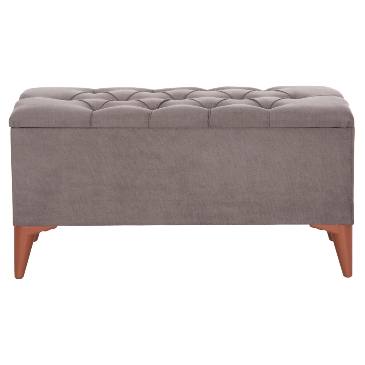 ΣΚΑΜΠΟ ΜΠΑΟΥΛΟ STROL HM9261.01 ΚΑΠΙΤΟΝΕ ΜΕ ΓΚΡΙ ΥΦΑΣΜΑ 90x40x46Yεκ.