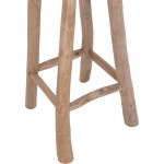 ΣΚΑΜΠΟ ΜΠΑΡ KONT HM9338 ΑΠΟ ΜΑΣΙΦ ΞΥΛΟ TΕΑK ΦΥΣΙΚΟ ΨΗΛΟ Φ34,5Χ71,5Υεκ.