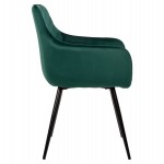 ΠΟΛΥΘΡΟΝΑ LATRELL HM8582.03 ΚΥΠΑΡΙΣΣΙ ΒΕΛΟΥΔΟ & ΜΑΥΡΑ ΜΕΤΑΛΛΙΚΑ ΠΟΔΙΑ 54x57x84Yεκ.