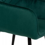 ΠΟΛΥΘΡΟΝΑ LATRELL HM8582.03 ΚΥΠΑΡΙΣΣΙ ΒΕΛΟΥΔΟ & ΜΑΥΡΑ ΜΕΤΑΛΛΙΚΑ ΠΟΔΙΑ 54x57x84Yεκ.