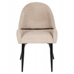 ΚΑΡΕΚΛΑ SARKY HM8585.02 ΥΦΑΣΜΑ ΜΠΟΥΚΛΕ ΕΚΡΟΥ ΜΕ ΜΕΤΑΛΛΙΚΑ ΠΟΔΙΑ 55x62x89Yεκ.